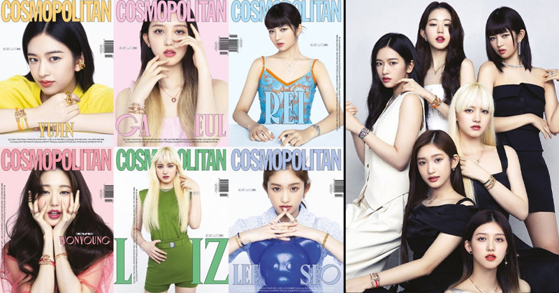 IVE Members Decorate 6 Cover Of 'Cosmopolitan' Magazine With Their 6 Different Charms