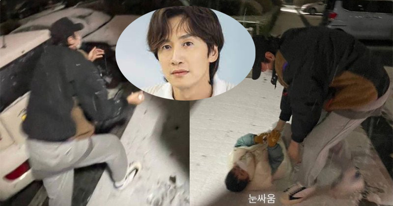 Lee Kwang Soo Started His Lunar New Year By Having A 'Running Man'-style Chase In The Snow