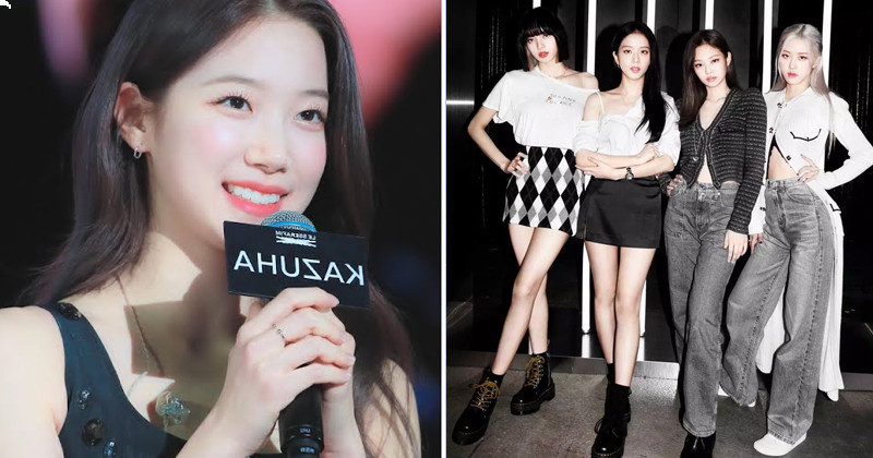 LE SSERAFIM Kazuha Shares She Cried Watching BLACKPINK’s Live Concert, Here’s How The Girls  Influenced Her Life