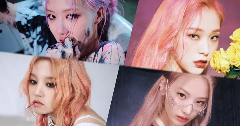 10 Female K-Pop Idols Who Look Impossibly Good With Pink Hair