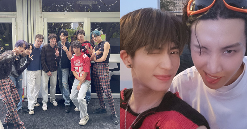 TXT Hangs Out With BTS J-Hope And Wallows At Lollapalooza