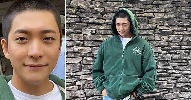 Kang Tae Oh Bids Farewell To Fans + Shares Military-Ready Haircut Ahead Of Enlistment