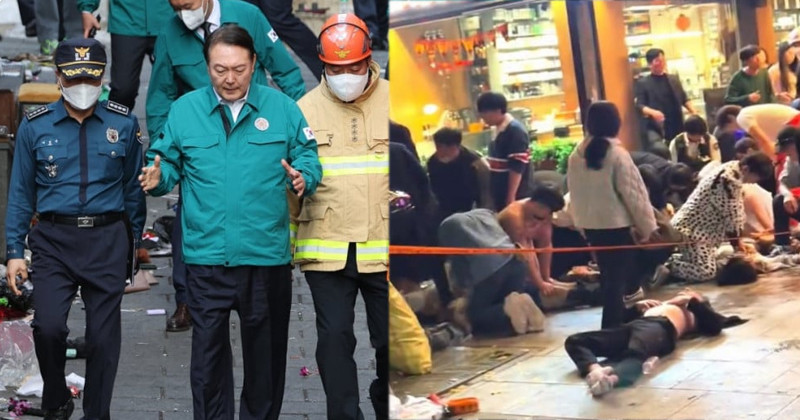 President Yoon Declares Nat'l Mourning Period For Itaewon Tragedy