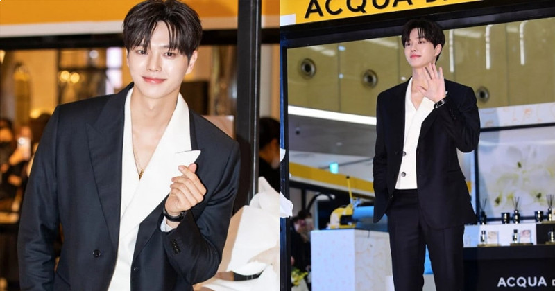 Knet Are Head Over Heels For Song Kang's Visuals At Italian Perfume Brand 'Acqua di Parma' Opening Event