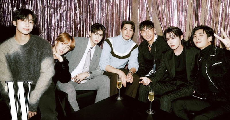 BTS, MONSTA X, ASTRO And Actor Kim Young Kwang Spotted In The Same Frame At 'Love Your W 2022' Party