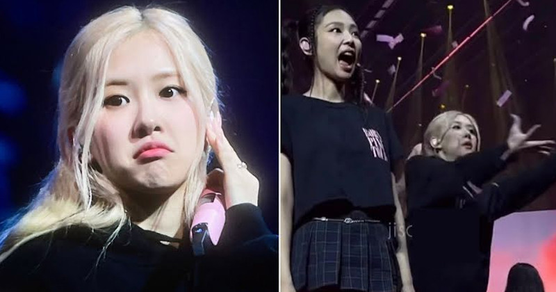 BLACKPINK Rosé Goes Viral After Jennie And The Staff Come To Her Rescue During An Unexpected Accident On Stage