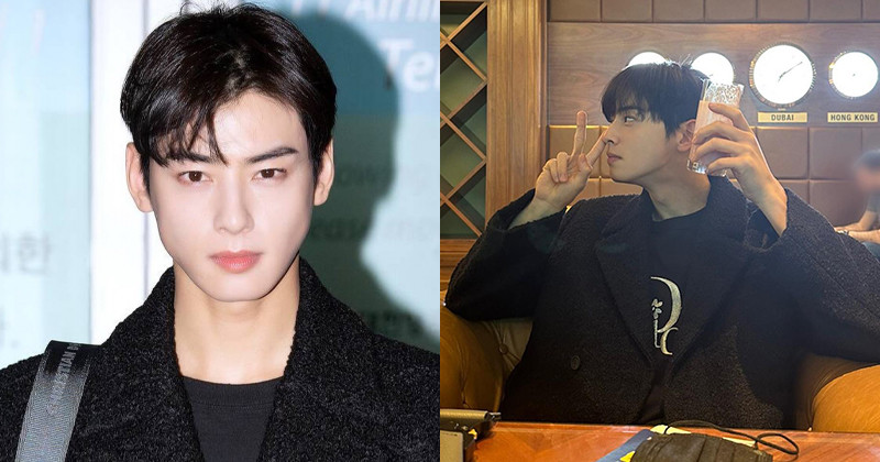 Cha Eun Woo Mesmerizes Fans & Public Figures Alike In Cairo's Airport On His Way To DIOR Event