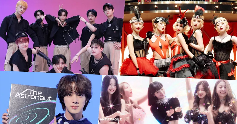 Stray Kids, BTS Jin, (G)I-DLE, LE SSERAFIM, IVE & More Certified By Circle Chart In Album Sales And Streaming This Month