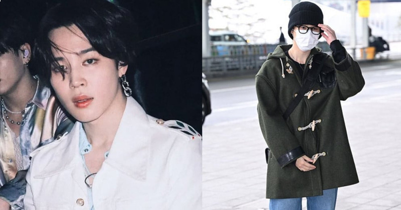 BTS Jimin Is Spotted At The Incheon International Airport Departing For The U.S.