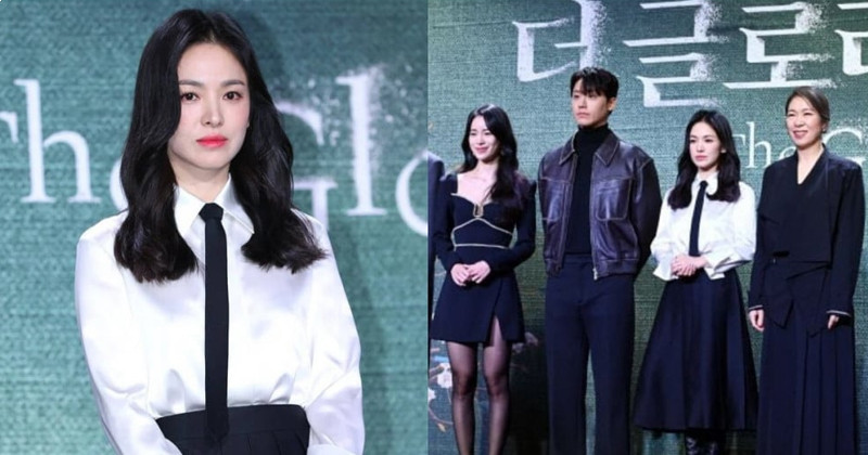 Song Hye Kyo's Beauty Shines At The Press Conference For The New Netflix Revenge-series 'The Glory'