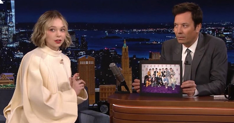 'Wednesday' Star Emma Myers Explains To Jimmy Fallon Why SEVENTEEN Only Has 13 Members And Netizens Are Impressed