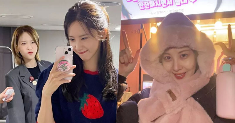 Girls’ Generation’s YoonA And Taeyeon Show Love For Seohyun On Set Of Her New Drama