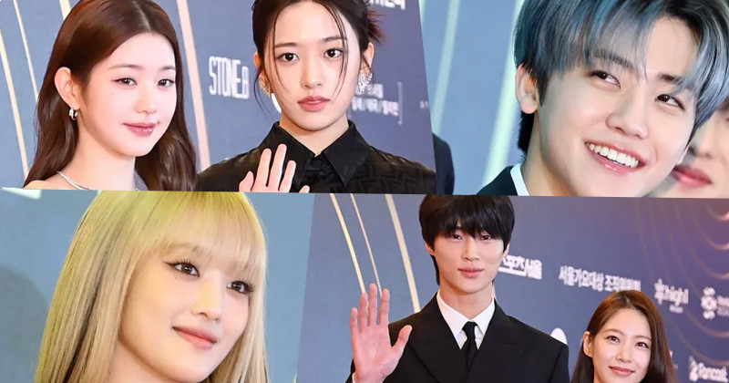 Stars Walk The Red Carpet OfThe 32nd Seoul Music Awards