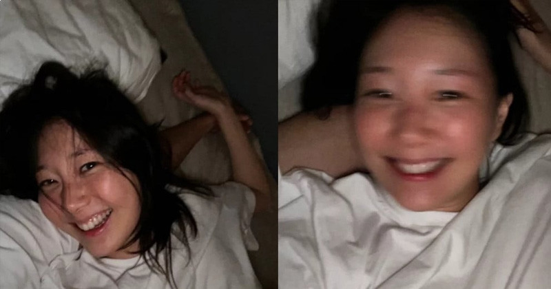 Actress Lee Yoo Young Announces That She Is In A Relationship With Bed Selfies