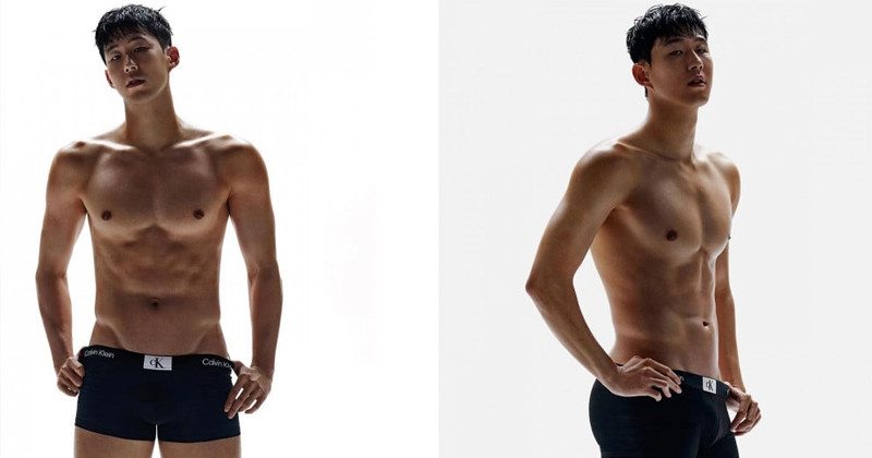 Calvin Klein Unveils Son Heung Min's Pictorial For Their 2023 Spring Underwear Collection