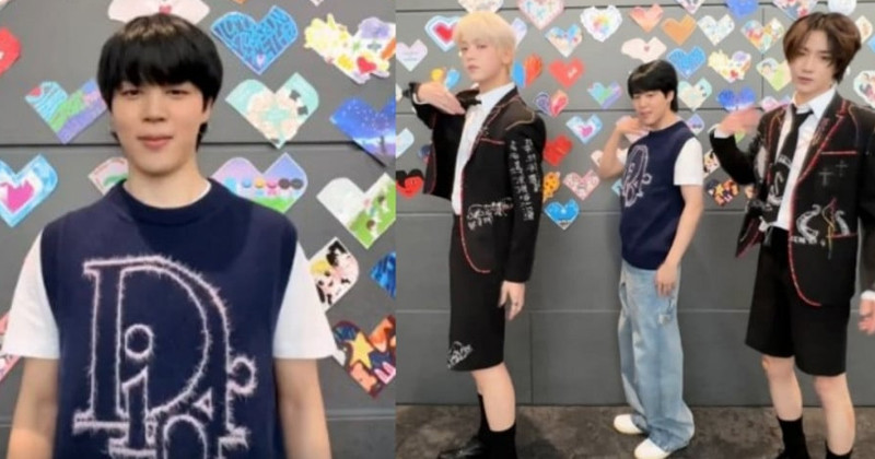Netizens Take Notice Of BTS Jimin's Cute Physique While He Dances Next To TXT Soobin & Beomgyu