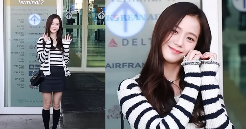 "Like Her Debut Days," BLACKPINK Jisoo Radiates Her Lovely Innocent Beauty At Incheon Airport