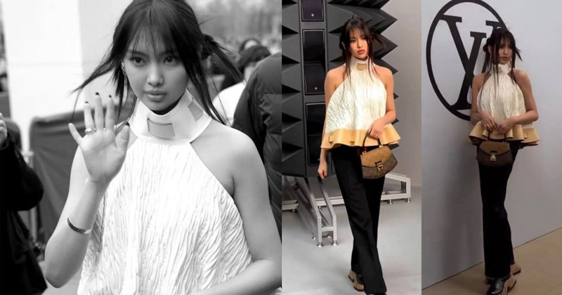 14-Year-Old NewJeans Hyein Stuns with her model-like vibes at Louis Vuitton show during Paris Fashion Week