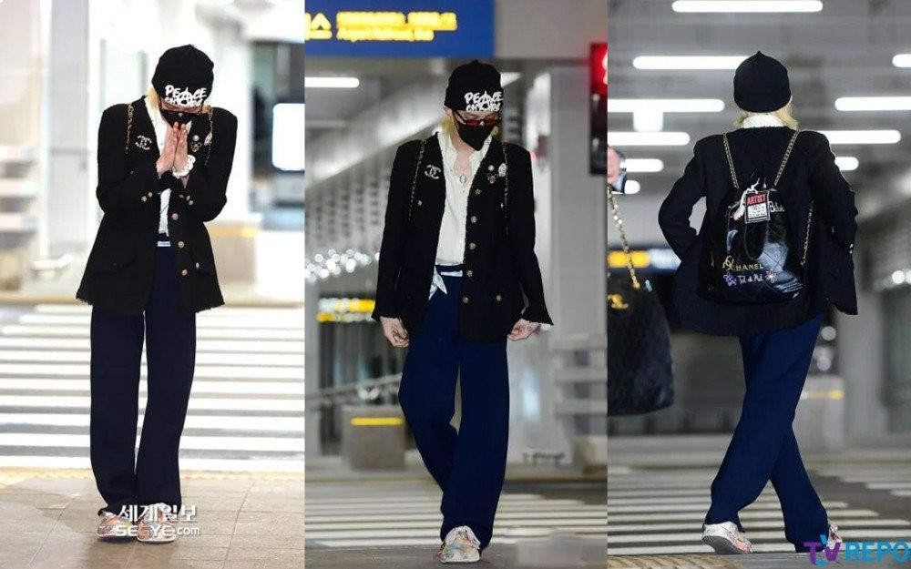 G-Dragon Garners Attention With His Latest Airport Fashion