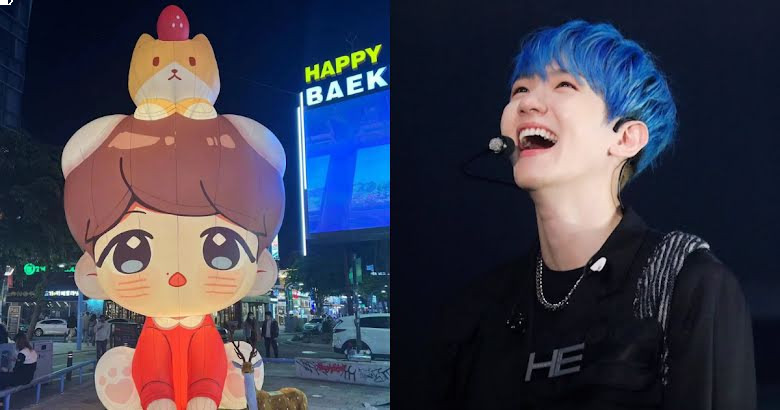 From Inflatable Dolls to Drone Shows, Fans Are Going All Out for EXO Baekhyun’s Birthday