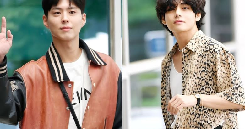 BTS’s V And Actor Park Bo Gum Turn The Airport Into Their Runway As They Leave For CELINE’s Paris Fashion Show