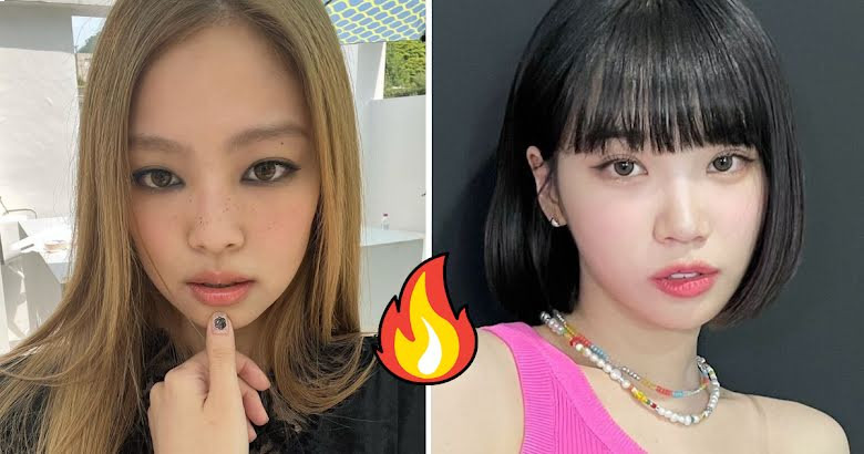 BLACKPINK’s Jennie And LE SSERAFIM’s Chaewon Wore The Same Top But Served Totally Different Vibes