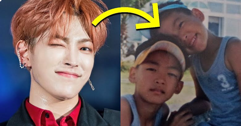 ATEEZ’s Hongjoong Shares New Childhood Pictures With His Older Brother Bumjoong