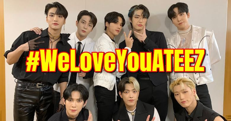 #WeLoveYouATEEZ Trends With The Group’s 3rd Win For “Guerrilla”