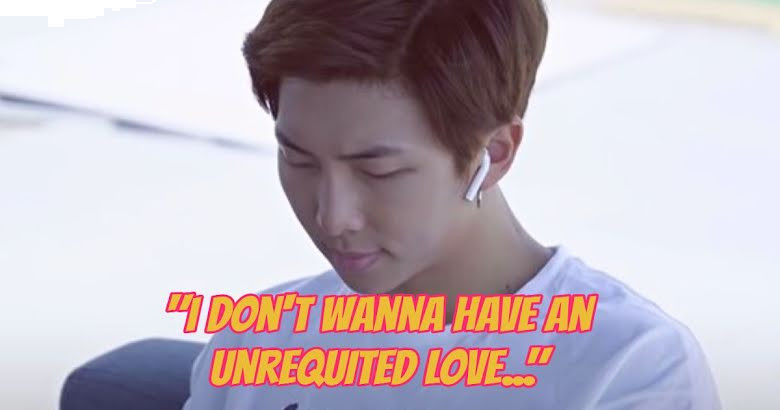 BTS RM’s One-Sided Love That He Once Confessed On Camera