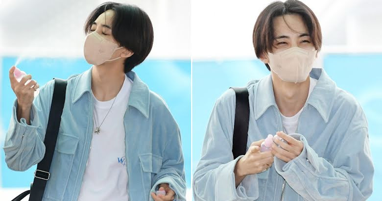 SEVENTEEN’s Jeonghan Doesn’t Forget To Do His Job As Banila Co’s Ambassador — Even At Airports