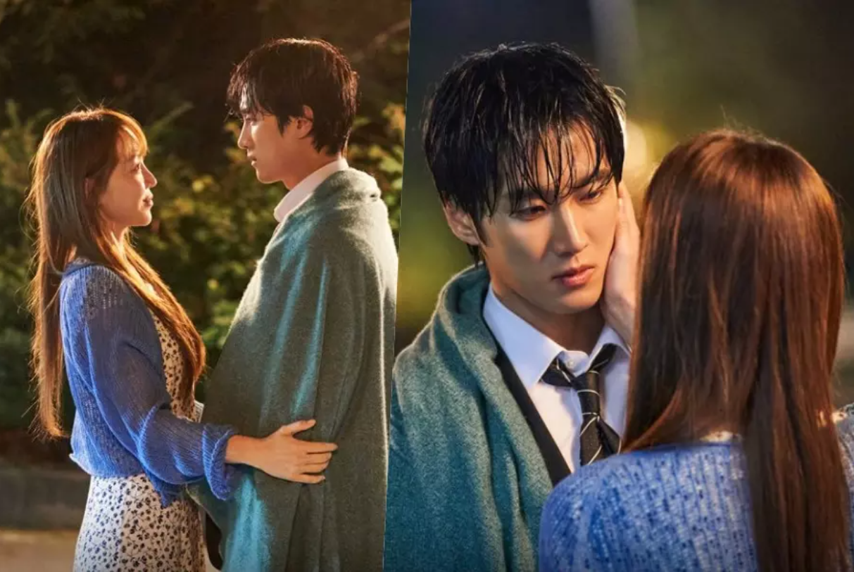 Shin Hye Sun And A Soaked Ahn Bo Hyun Share A Tender Moment In “See You In My 19th Life”