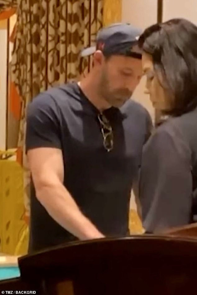 Mom approved: Ben, 48, was spotted playing the tables at the Wynn Las Vegas at 3 a.m. on Wednesday and a source told E! he invited Guadalupe, who also enjoys gambling, to join him