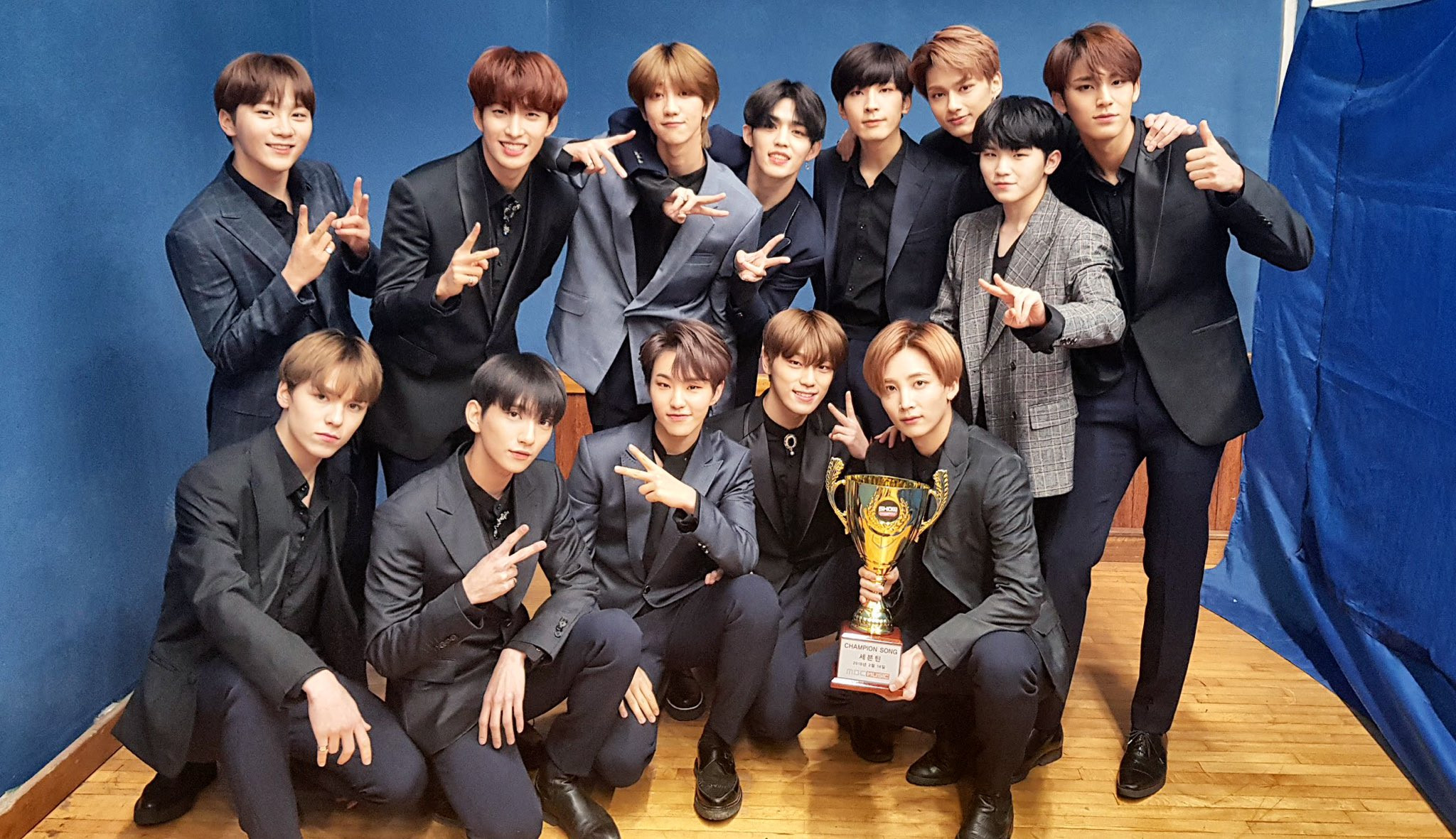SEVENTEEN Takes 1st Win For “Thanks” On “Show Champion” | Soompi
