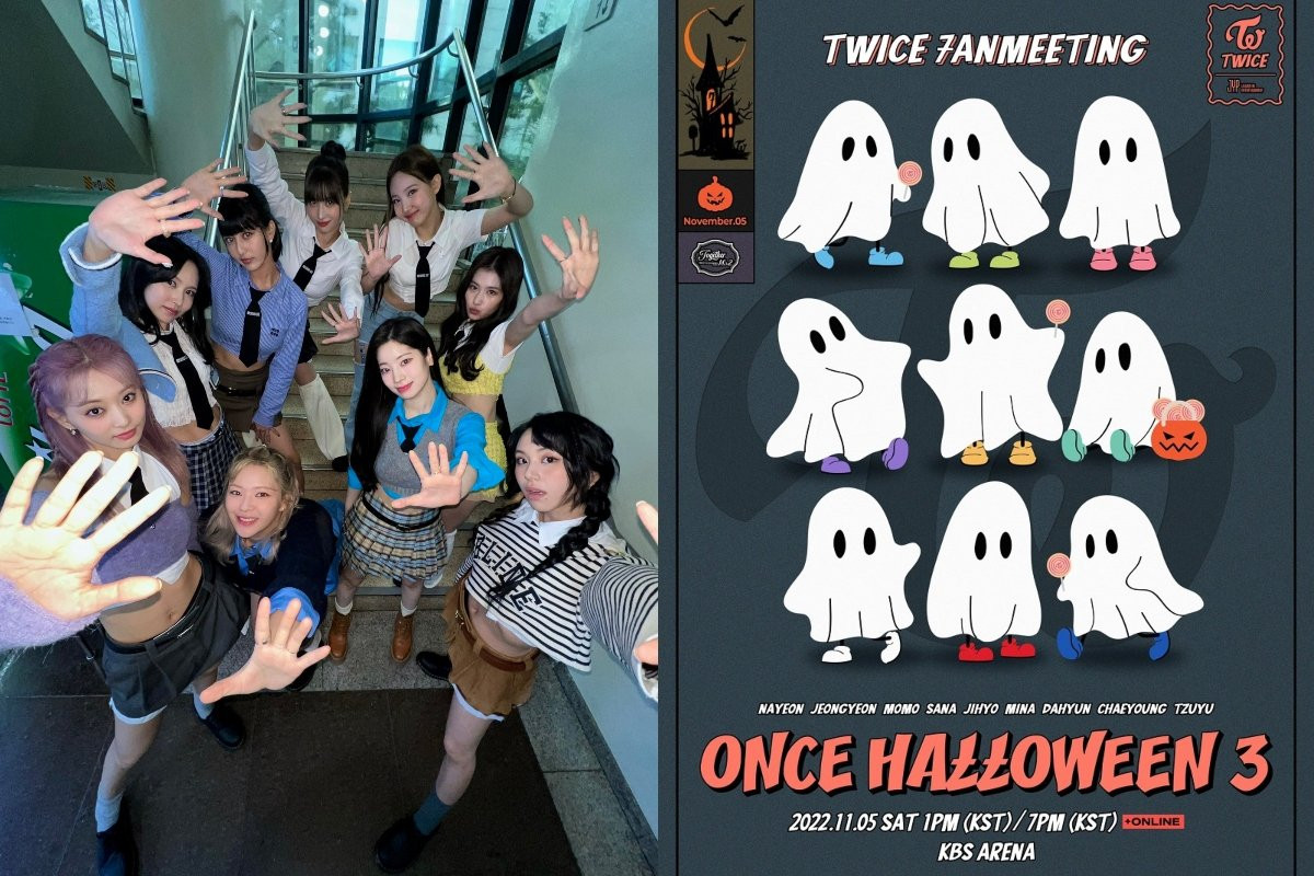 TWICE announce their 7-year debut anniversary fan meeting, 'ONCE HALLOWEEN 3'  | allkpop