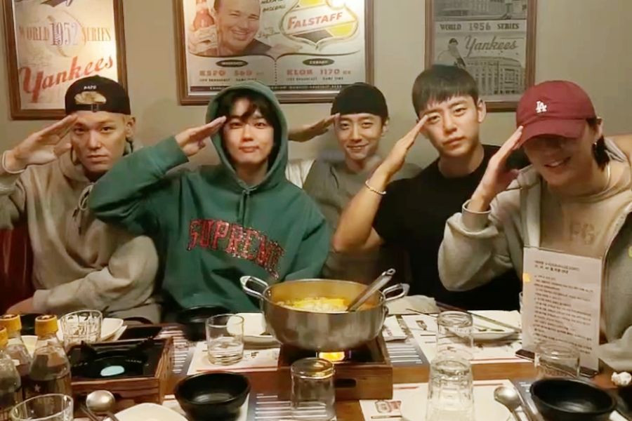 B.A.P’s Yoo Young Jae Announces Military Enlistment + Shares Photos Of B.A.P Reunion