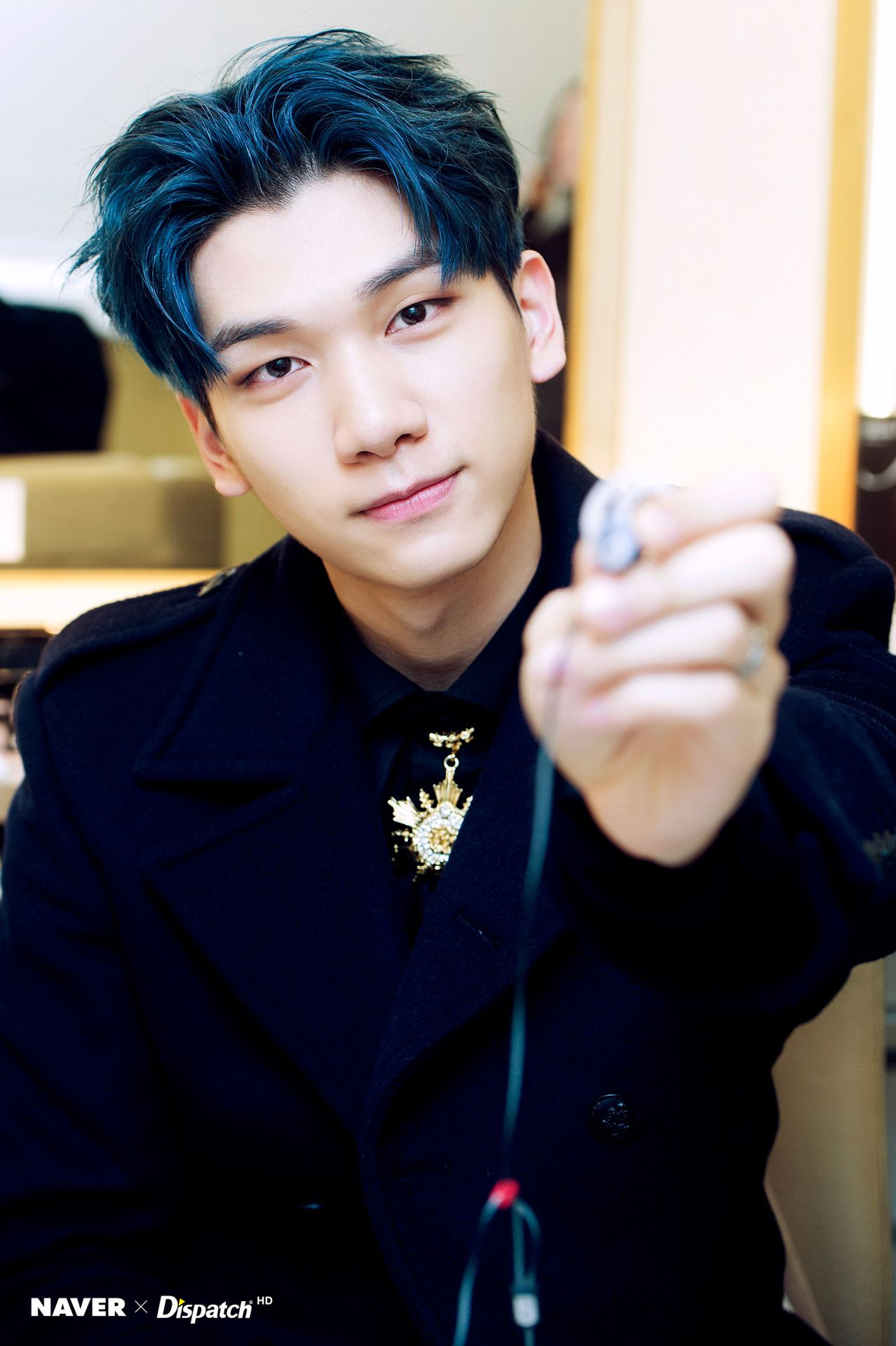 Hyuk, Vixx, | Vixx, Men hair color, Blue hair